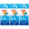 FEATHER Peanie T Body with Guard 3 Pieces X 3 Piece Set Japanese Razor for Ladies Arms Armpits Legs 3 Pieces (x 3)