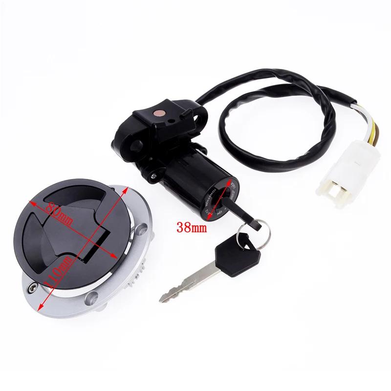 Motorcycle Ignition Switch Start Lock Oil Fuel Gas Tank Cap for Kawasaki Ninja ZX6R ZX636 2013-2018 ZX1000 ZX10R 2011-2015