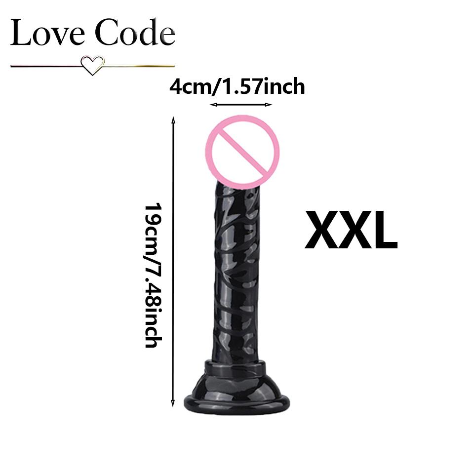 Transparent Dildo Suction Cup Jelly Dick Women Sex Toys Soft Masturbators Penis