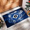 Tappeto in Velluto di Cristallo con Stampa Calcio Hamburger SV, Comodo Assorbente d'Acqua Antiscivolo Tappeto per Pavimenti Interni