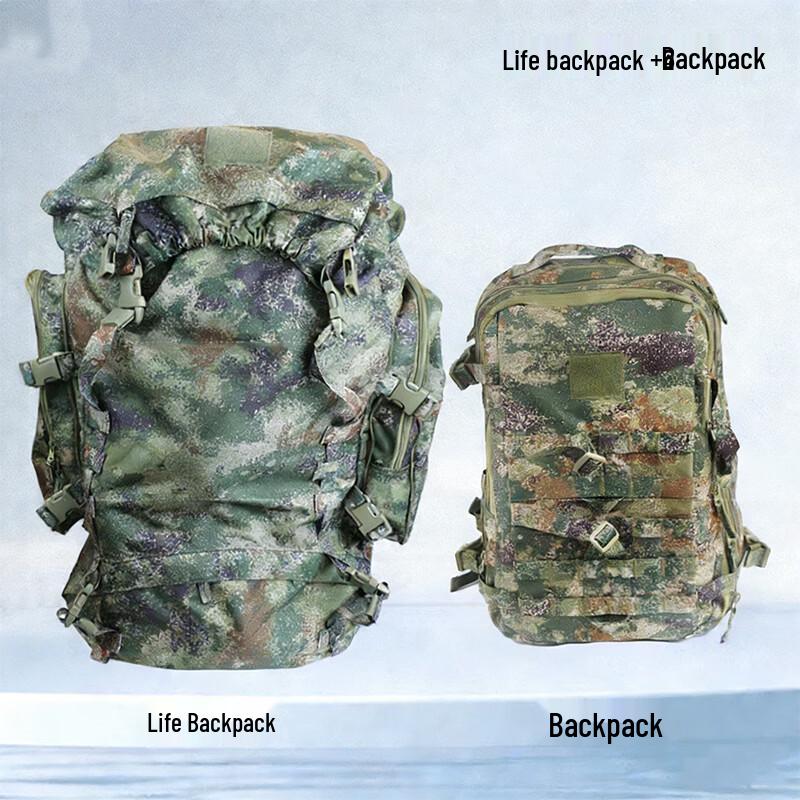 Tactical Combat Backpack and Assault Pack Set