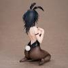17CM Yokoyama Ishimi Anime Figure Black Bunny Kneeling Action Figure PVC Collectible Doll Model Toy Christmas Festival Gift