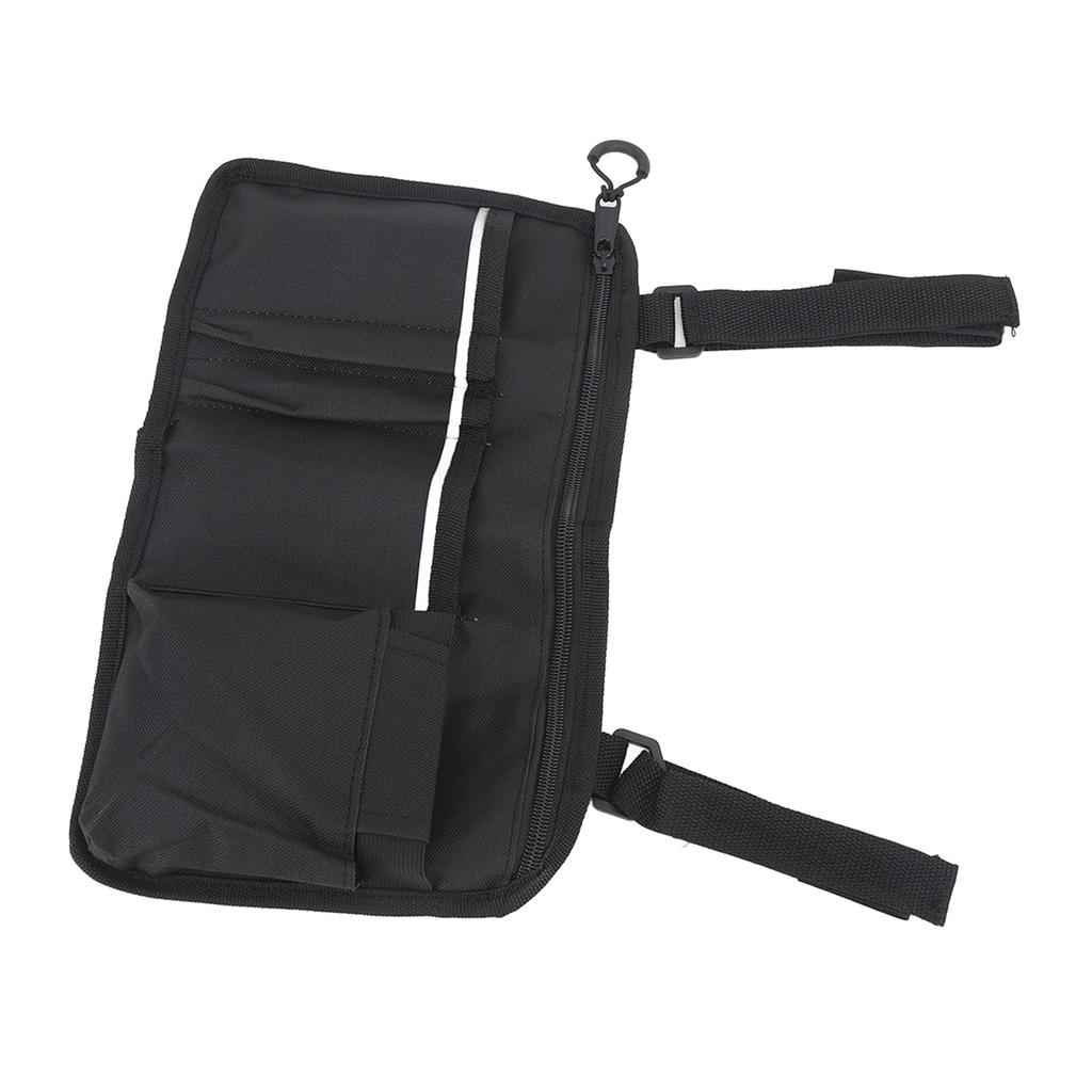 Wheelchair Side Bag Oxford Fabric Reflective Stripe Waterproof Large Capacity Wheelchair Pouch for
