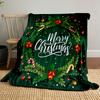 Christmas Wreath Blanket bedroom Blanket for Livingroom Couch lunch break Soft throw for Friend's festival Gift
