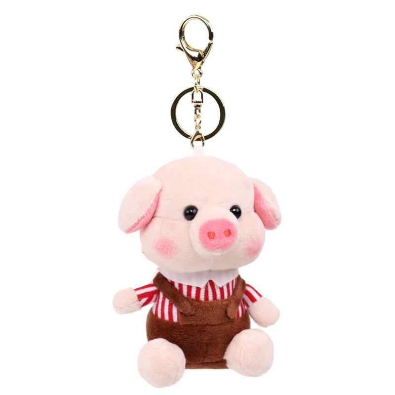1pc 12cm Cute Fragrance Pig Plush Toys Soft Stuffed Animals Mini Piggy Bag Pendant Plush Dolls Key Chain For Children Girls Gift