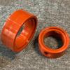 25 32 38 45 51 63 76 89 102 -200mm Rot Weiß VMQ Dichtung für 1,5" 2" 2,5" 3" 4" 5" 6" Tri Clamp Sanitär-Schmetterlingsventil