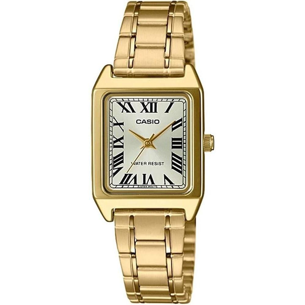 CASIO Standard Quartz Ladies Watch LTP-V007G-9B Gold Metal Band Overseas Model