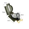 Portable Compass Military Outdoor Camping Folding Compass Hiking Survival Trip Navigation Tool