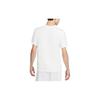 Nike Logo Print Crew Neck Short Sleeve T-Shirt Men Tops White DR7816-100