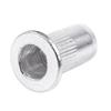 A74E-M5 Aluminium Threaded Rivnuts Flat Head Rivet Nuts Nutserts 300Pcs