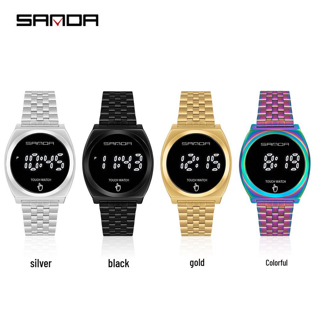 Sanda Unisex Digital Sport Watch: Simple, Stylish Single-Touch Design for Students