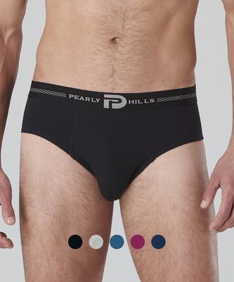 Pelihiljeu Men'S Cotton Spandex Briefs Triangles 5 Types Select 1 Phd7013