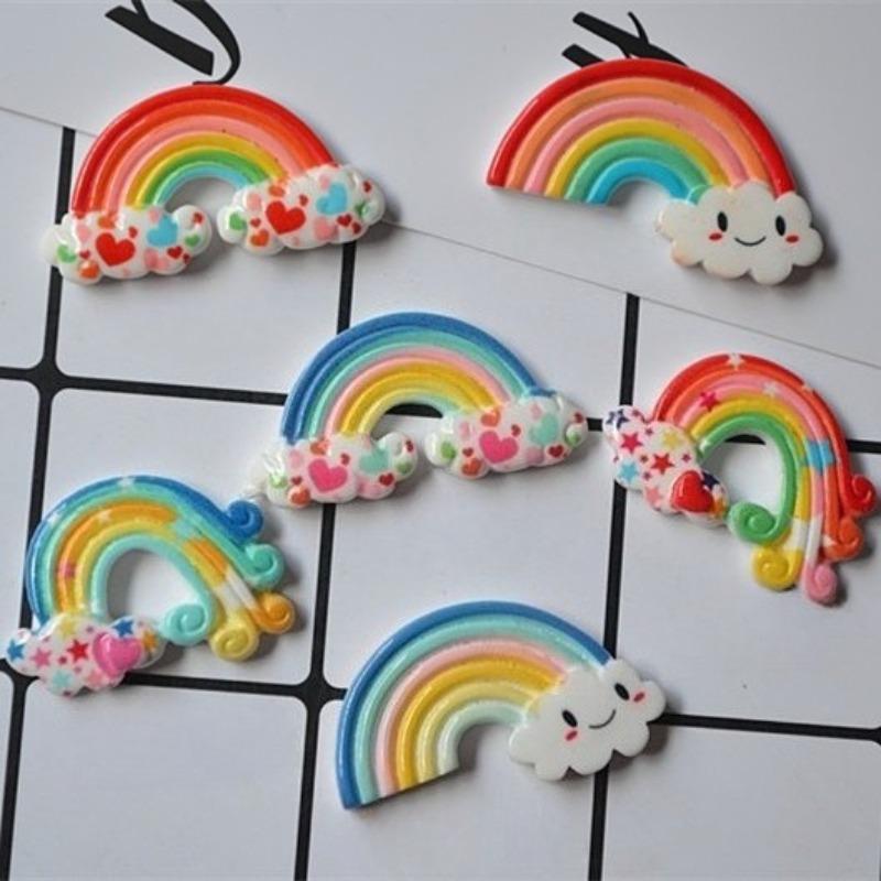 Cartoon Five-pointed Star Fridge Magnets Home Decoration Balloon Rainbow Lollipop Fridge Stickers Pupil Gifts