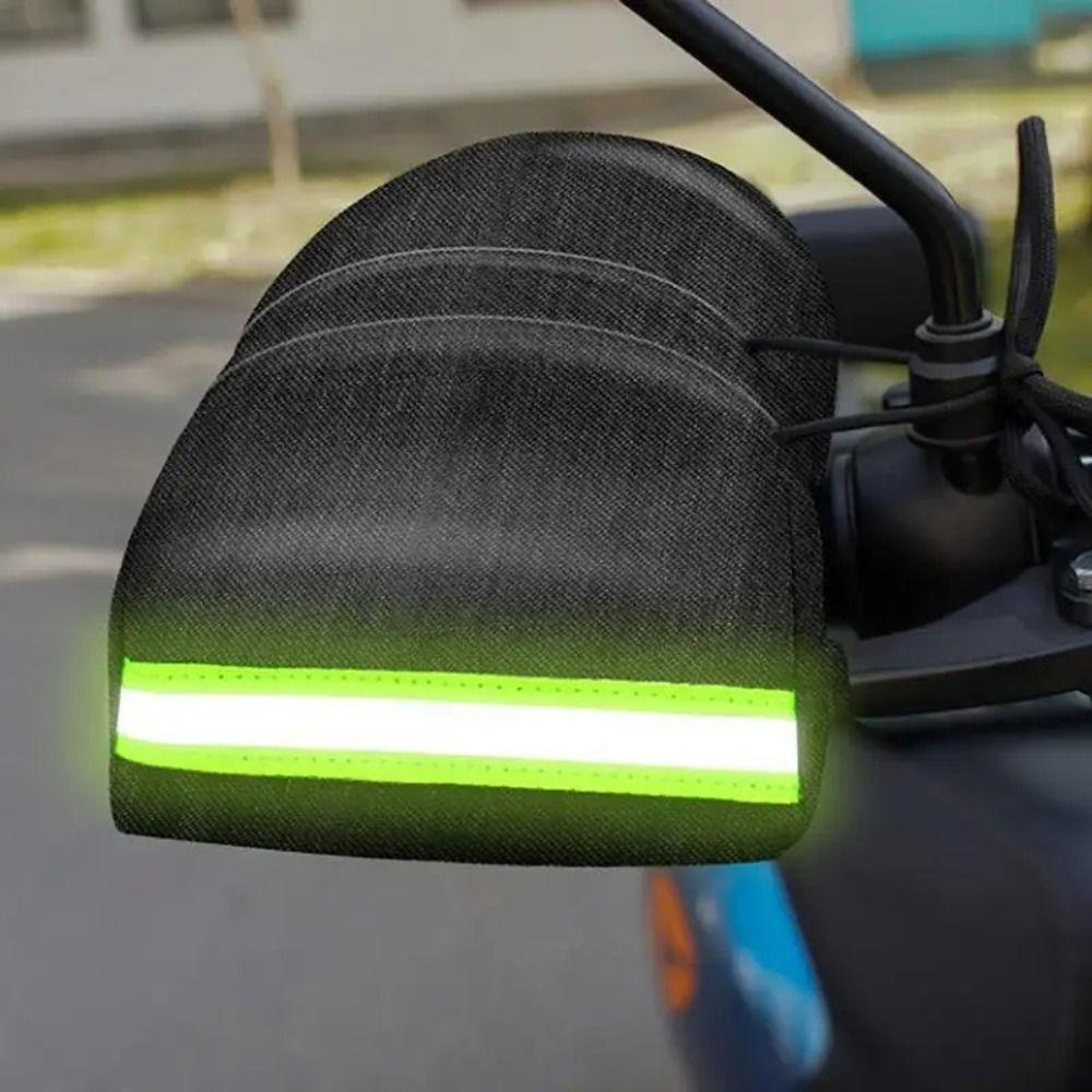 

Водонепроницаемые велосипедные защитные перчатки со светоотражающей полосой, чехол для ручки велосипеда