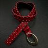 PU Leather Women Niche Belts Rivets Waist Belt Trendy American Retro Belt  For Jeans,Skirt