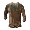 Men's Long Sleeve Graphic And Embroidered Fashion T-Shirt  Spring And  Long Sleeve Printed Pullover Sweatshirt