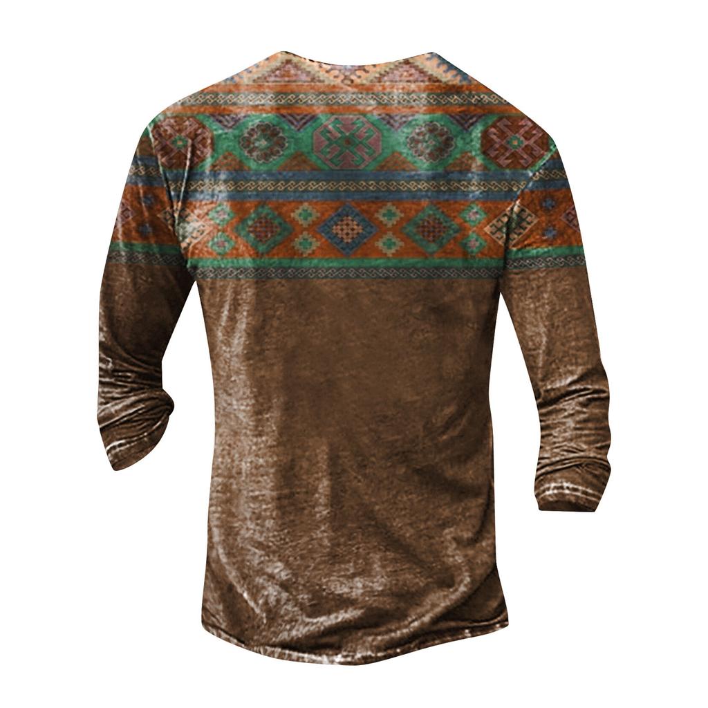 Men's Long Sleeve Graphic And Embroidered Fashion T-Shirt  Spring And  Long Sleeve Printed Pullover Sweatshirt