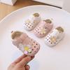 Baby Girl Soft Sole Sandals With Magic Tape For Summer Toddler Walkers