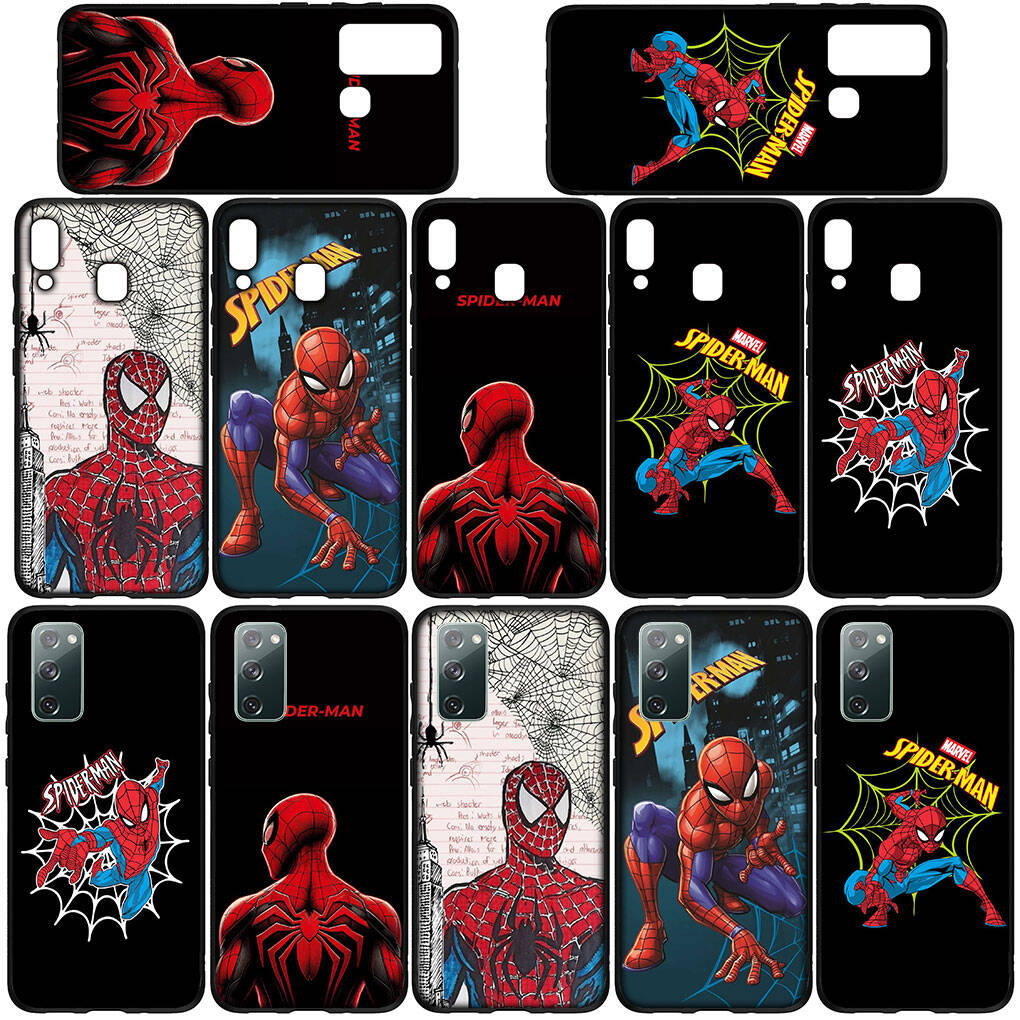 Phone Case for Samsung Galaxy S25 S23 S22 S24 Ultra FE A05 A06 A15 A16 A36 A37 A35 A54 A55 A56 A57 A25 A26 A53 Super Spiderman Spider Man Marvel Cover