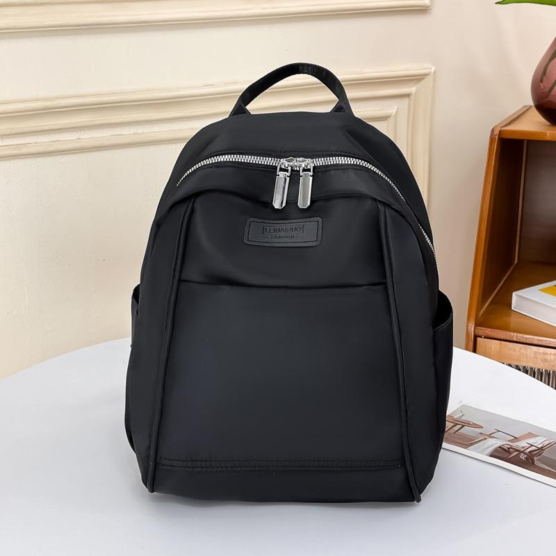 Schoolbag Fashion Versatile Backpack Women's Nylon Breast Bag Simple School Bag Mini Leisure Travel Small Backpack Bag College Student
