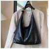 Pu Large Capacity Tote Bag For Women With Zipper Closure And Casual Street Style