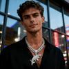 Collana Pendente Squalo Full Diamond Hip Hop Europeo e Americano Catena Cubana in Lega Accessorio di Tendenza da Uomo Personalizzato