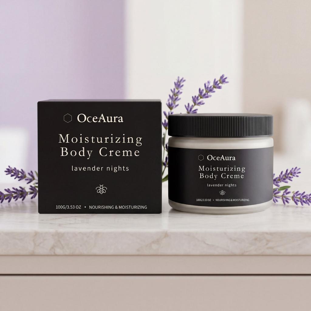 OCEAURA Body Moisturizer Cream Nourishing Smoothing Hydrating Glowing Skin Lotion 200ml