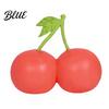 Soft Tactile Toys Double Cherry Stress Relief Toy Fake Squeeze Flour Filling Toy Sensory Fidget for Hand Relaxation Decorative