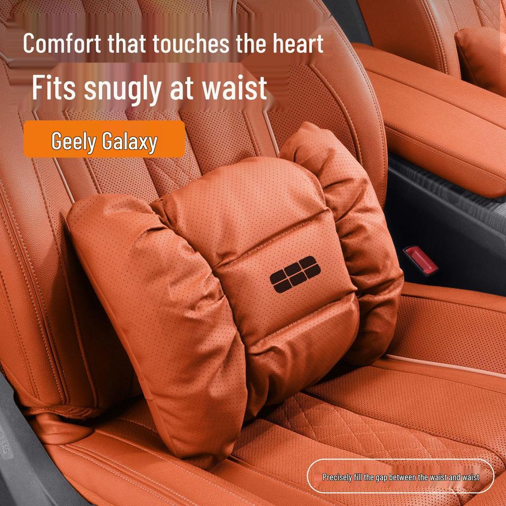 Geely Galaxy E5 Lumbar & Neck Support Headrest Cushion - Orange