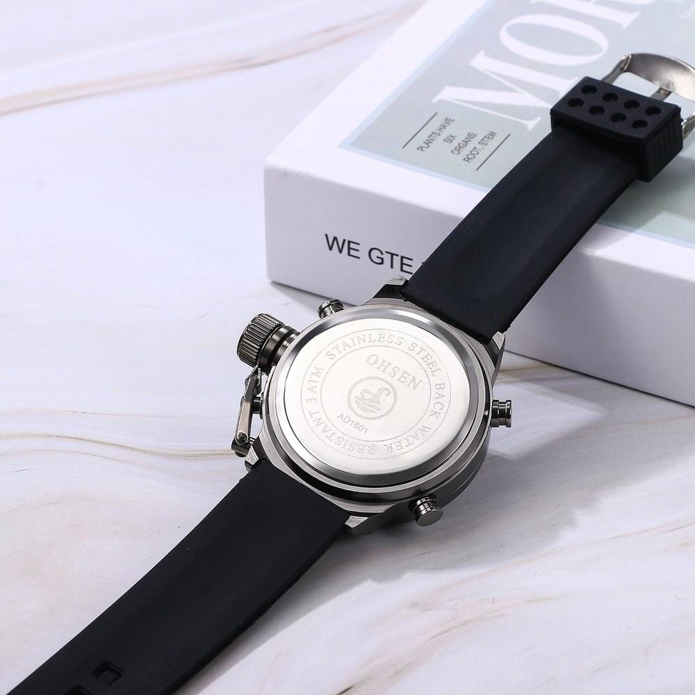 JEWELRYWE Men's Wristwatch Analog and Digital Japan Quartz Multi-function Waterproof 3ATM Outdoor Sports Casual Business Commuting School