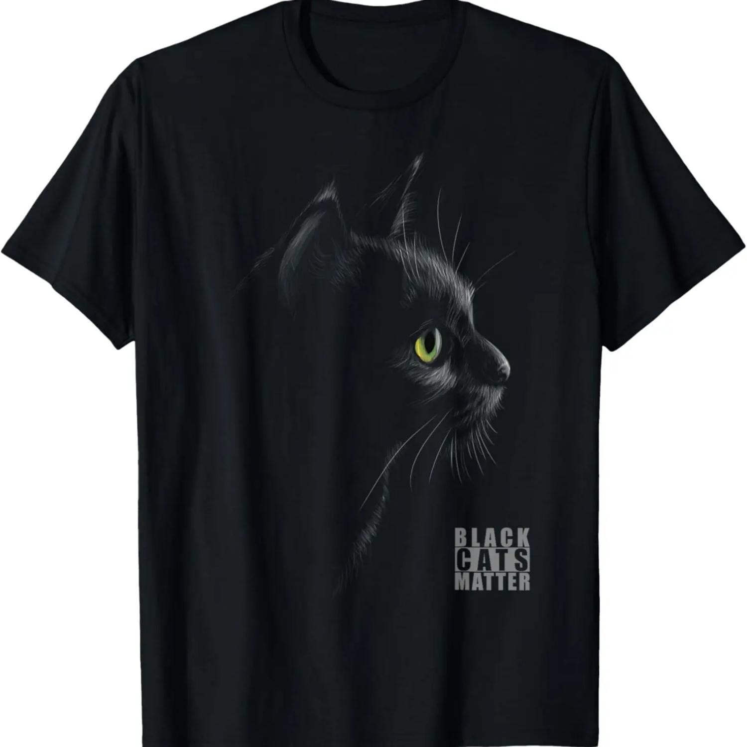 Funny Cat Lives Meme Black Cats T-Shirt S чёрный