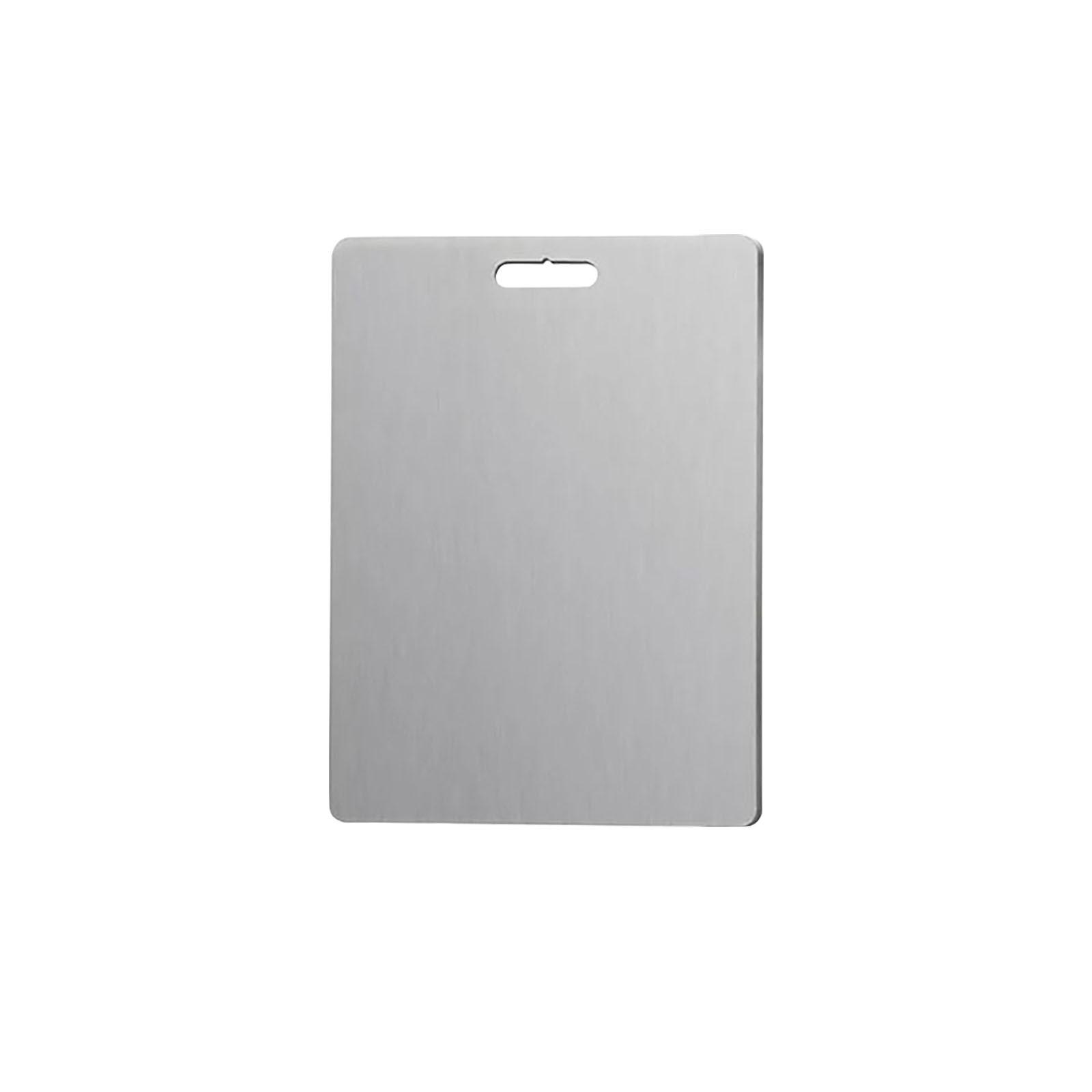 

Разделочная доска из нержавеющей стали Разделочная доска для кухни из нержавеющей стали Передовая кромка Гигиеничность Долговечность Пищевой класс, для домашнего использования, нескользящая One Size