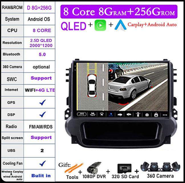 9''  For Chevrolet Malibu 2012-2015 Android 14 Car Radio Stereo Multimedia Auto Radio Video DSP Player Navigation GPS