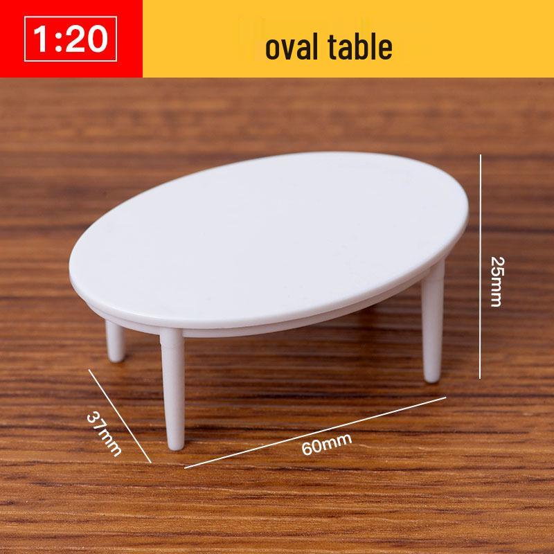 1:20 Scale 3D Miniature Architectural Model: Floor Plan Scene with ABS Furniture