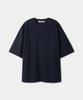 247Silijeu Modulation Seam T-Shirt Dark Navy (A Type)