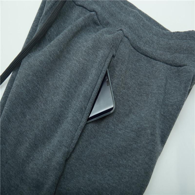 Herren Freizeit-Fleece-Trainingsanzug: Hoodie- und Jogginghosen-Set