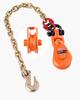 2 Ton Snatch Block with G80 Chain, Swivel Shackle, 3" Sheave for 3/8" Wire Rope