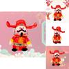 Festive Chinese New Year Prosperity God Doll Small Medium Large Sizes Sewn With Sand Foam And Stuffed Toy Material