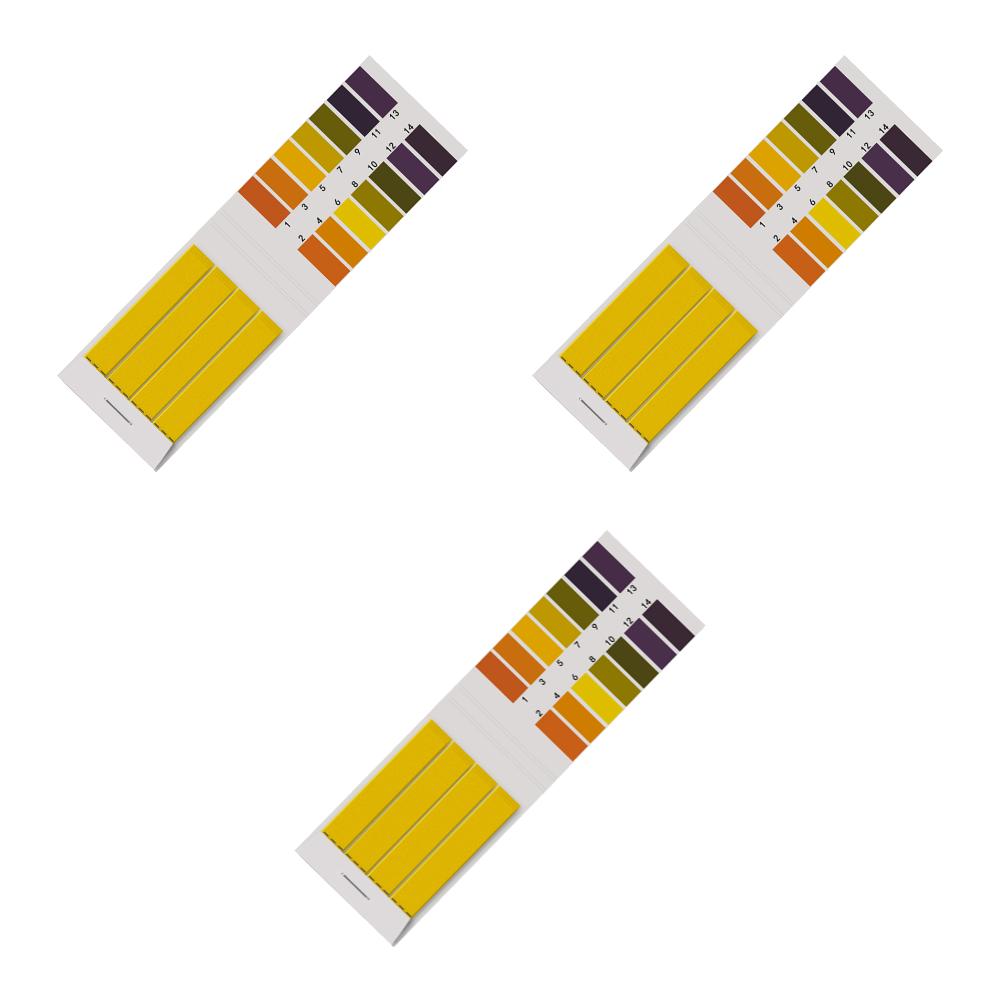 1bag 80pcs PH Test Strips 1-14 PH PH Indicator Test Strips Water Cosmetics Soil Acidity Test Strips for Water Wine Saliva Urine