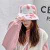 Cow Stripe Fisherman Cap Soft Panama Hat Outdoor Sun Cap  Men Women