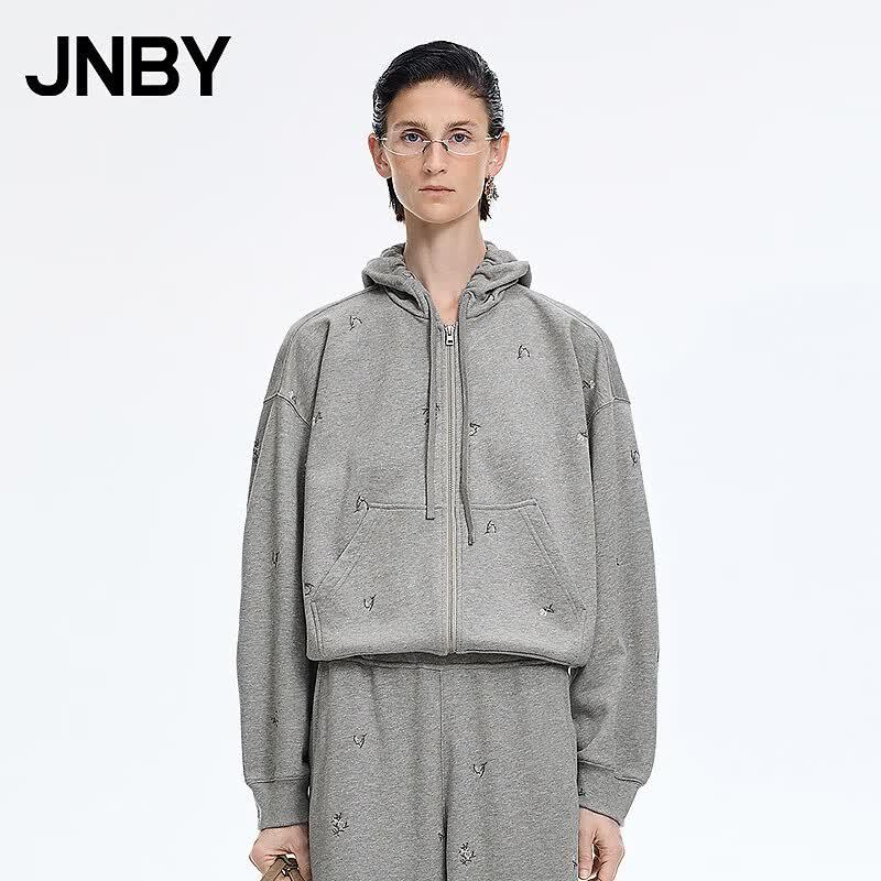 

JNBY 2026 Spring Hooded Zipper Sweatshirt XS