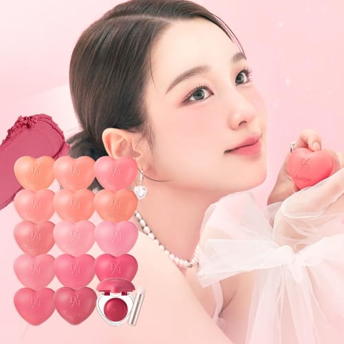 Official" Daisyik Souffle Color Pot Lip & Cheek/Blusher/Matte/Glow (09 Haze Rosy)