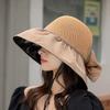 Outdoor Sun Protection Hat With Large Brim For Women Summer Uv Shield Waterproof Breathable