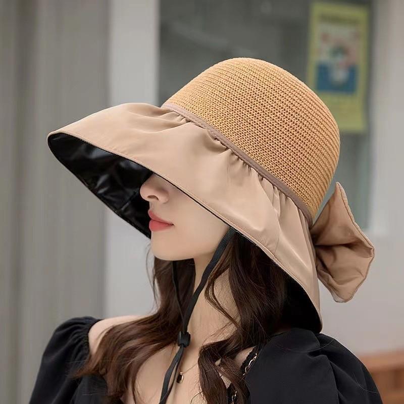 Outdoor Sun Protection Hat With Large Brim For Women Summer Uv Shield Waterproof Breathable