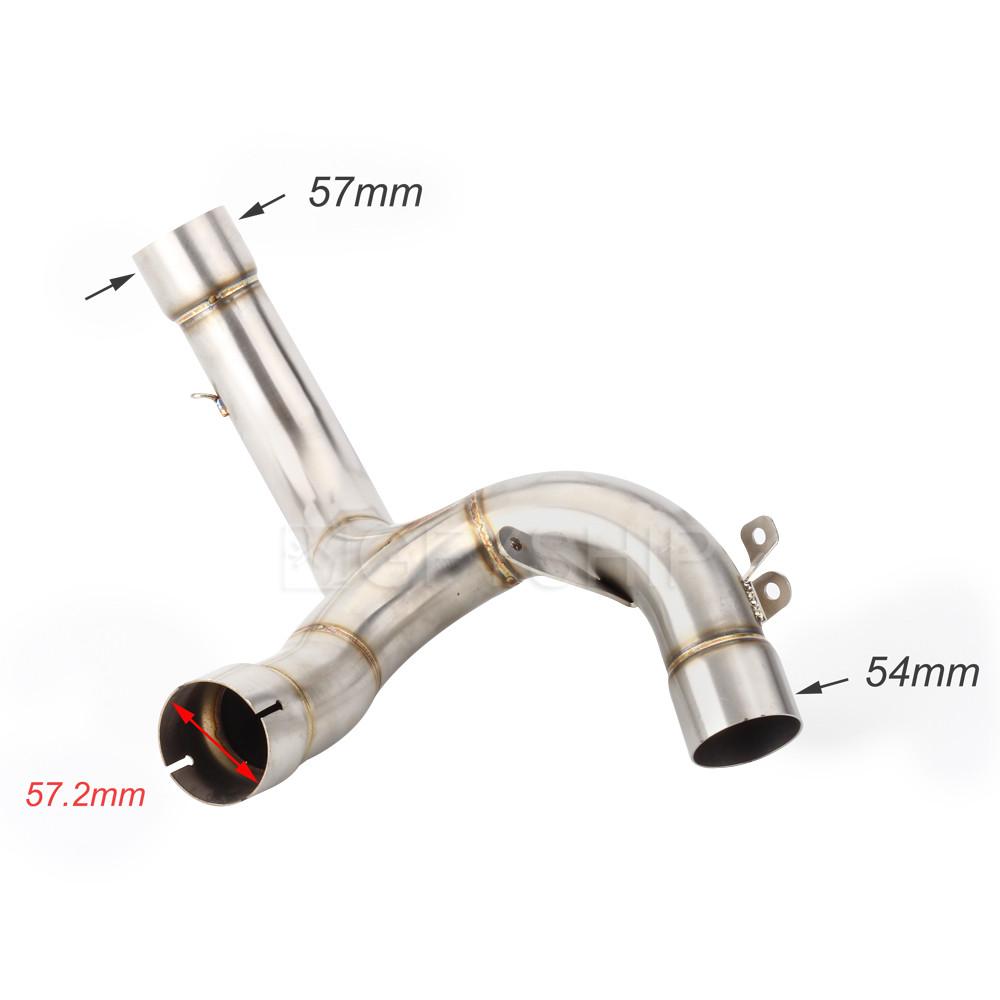 For Ducati Multistrada 1200 2015 2016 2017 Multistrada 1200S MTS1200 Escape Motorcycle Exhaust Muffler Link Pipe Slip-on