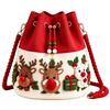 Gehäkelte Crossbody-Tasche für den Urlaub, Kleine gestrickte Geldbörse für festliche Outfits und den Alltag