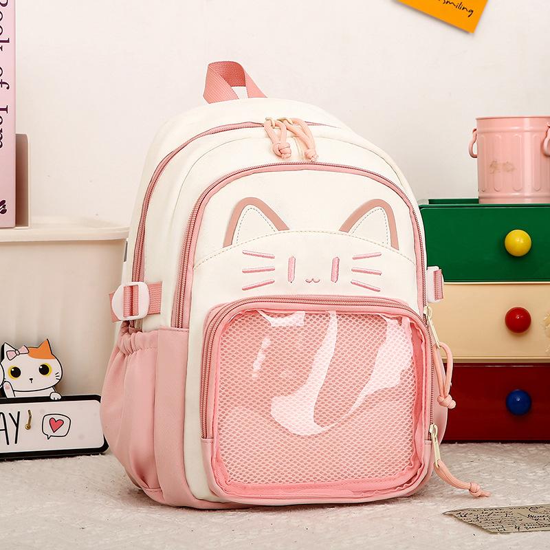Lightweight Schoolbag Women's New Korean Version Cute Primary School Students 3rd-6th Grade Spine Backpack Campus Junior High School Students Backpack