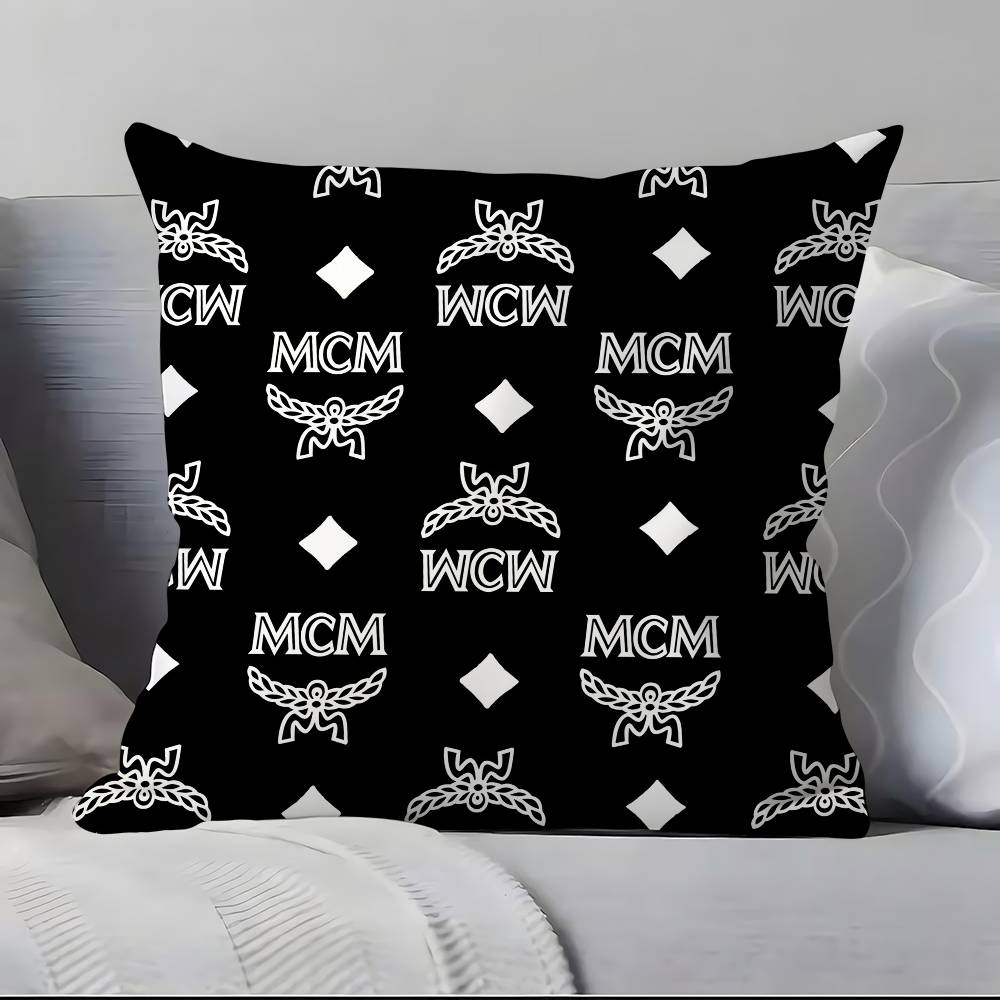 

High end fashion M-MCM Pillow Case Pillowcase Soft Skin Friendly & Comfortable with a Hidden Zipper 16x16Inch