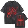 The Weeknd XO Tour T-shirt Lavé Vintage Hommes Femmes Musique Pop Manches Courtes T-shirts Rap Hip Hop Vêtements Gothiques T-shirts
