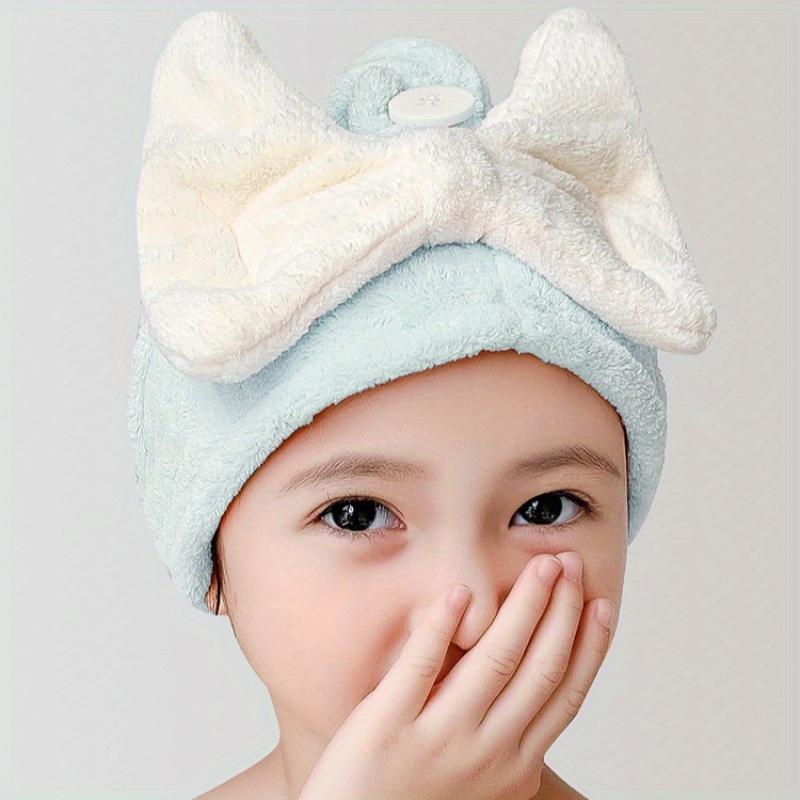 1pc Soft 's Geometric Hair Wrap Towel Absorbent, Quick Drying Microfiber Turban for Long Short Hair, Gentle On Scalp, Easy To Wear,